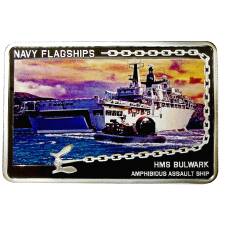 Монета 500 шиллингов 2014 года Танзания —  Флагманы ВМС — HMS Bulwark (аверс)