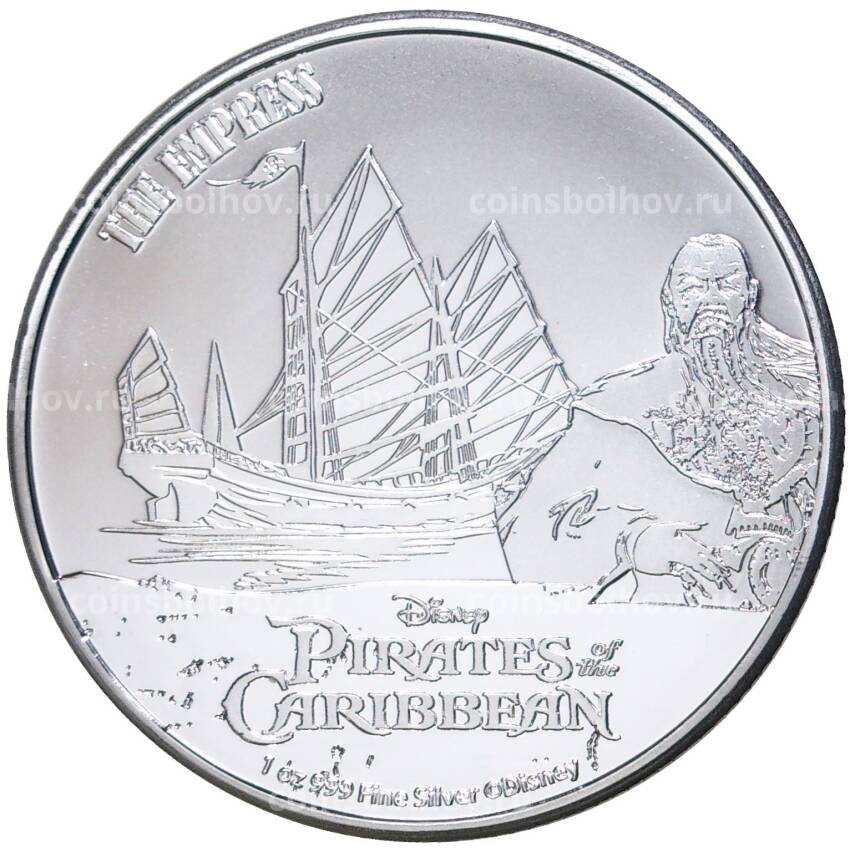 Монета 2 доллара 2021 года Ниуэ —  Пираты Карибского моря - Эмпресс