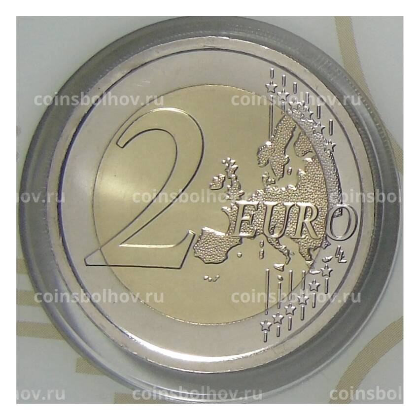 Монета 2 евро 2022 года Сан-Марино —  530 лет со дня смерти Пьеро делла Франческа (В подарочном буклете) (вид 2)