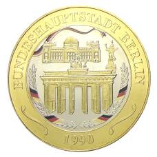 Жетон 2015 года Германия «25 лет со дня объединения Германии — 1990 год, федеральная столица-Берлин»