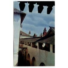 Открытка Ростов Великий — Стена с переходной галереей