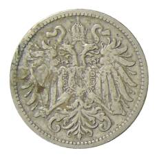 Монета 10 геллеров 1895 года Австрия (реверс)