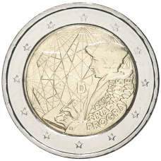Монета 2 евро 2022 года D Германия  —  35 лет программе Эразмус (аверс)