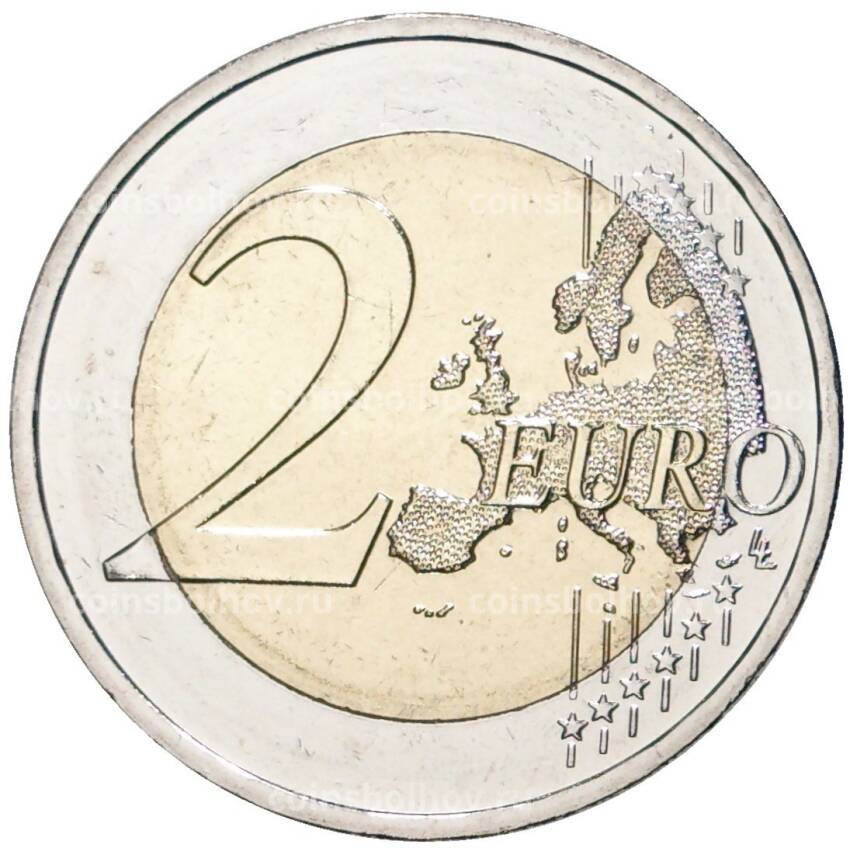 Монета 2 евро 2022 года D Германия  —  35 лет программе Эразмус (вид 2)
