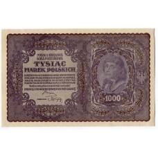 Банкнота 1000 марок 1919 года Польша
