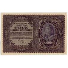 Банкнота 1000 марок 1919 года Польша