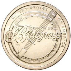 Монета 1 доллар 2022 года США P Американские инновации — Блюграсс (аверс)