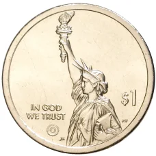 Монета 1 доллар 2022 года США P Американские инновации — Блюграсс (реверс)