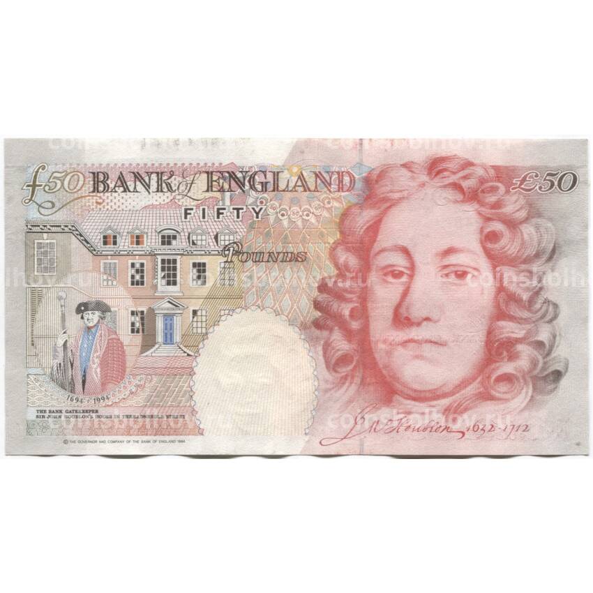 Банкнота 50 фунтов Великобритания (вид 2)