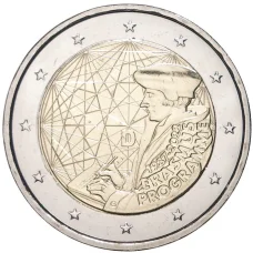 Монета 2 евро 2022 года Германия G —  35 лет программе Эразмус (аверс)