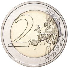 Монета 2 евро 2022 года Германия G —  35 лет программе Эразмус (реверс)