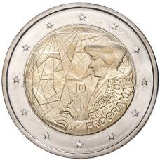 Монета 2 евро 2022 года J Германия —  35 лет программе Эразмус (аверс)