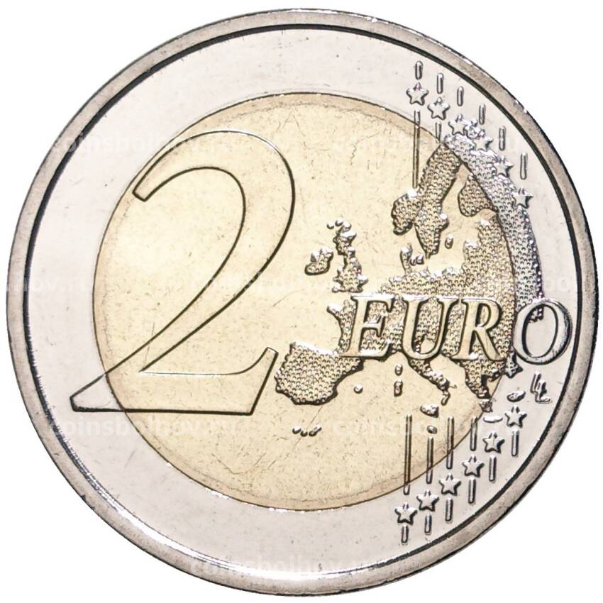 Монета 2 евро 2022 года F Германия —  35 лет программе Эразмус (вид 2)