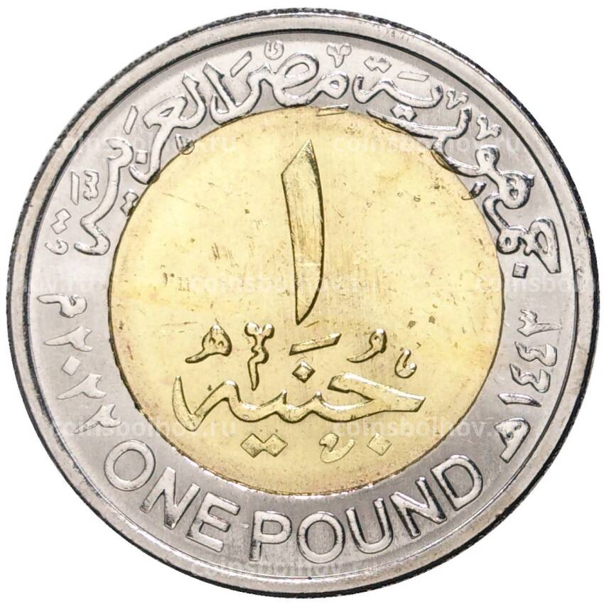 Монета 1 фунт 2022 года Египет —  Аллея Сфинксов (вид 2)