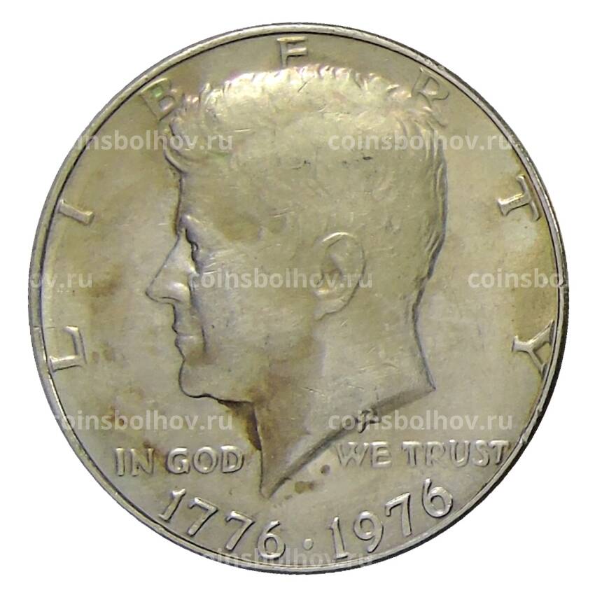 Монета 1/2 доллара (50 центов) 1976 года  СШA — 200 лет Независимости