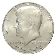 Монета 1/2 доллара (50 центов) 1976 года СШA — 200 лет Независимости (аверс)