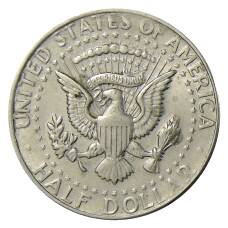 Монета 1/2 доллара (50 центов) 1971 года D США (реверс)