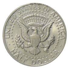 Монета 1/2 доллара (50 центов) 1972 года США (реверс)