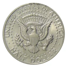 Монета 1/2 доллара (50 центов) 1972 года США (реверс)