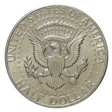 Монета 1/2 доллара (50 центов) 1973 года D США (реверс)