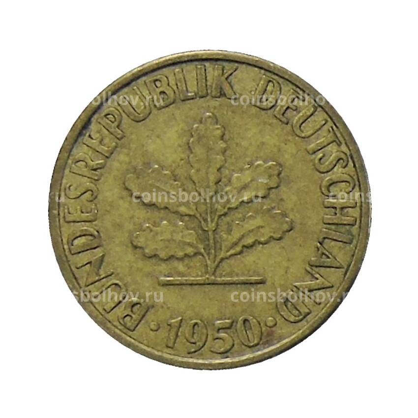Монета 5 пфеннигов 1950 года G Германия