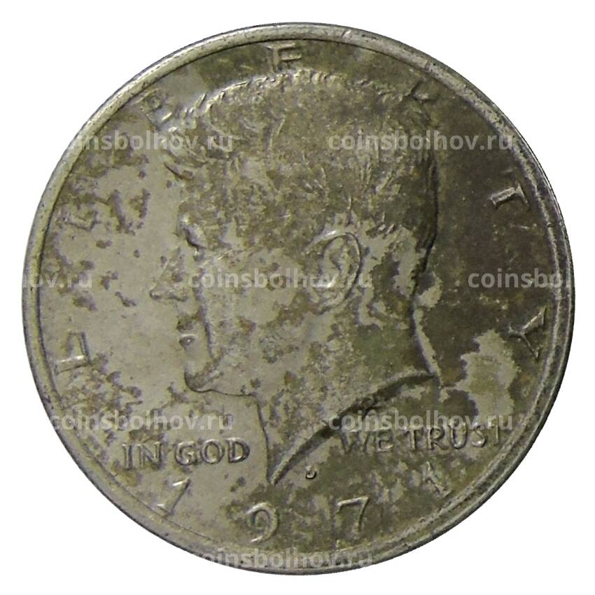 Монета 1/2 доллара (50 центов) 1971 года D СШA