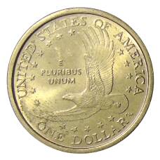 Монета 1 доллар 2000 года P США «Сакагавея — Парящий Орел» (реверс)