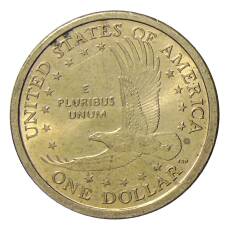 Монета 1 доллар 2000 года D США «Сакагавея — Парящий Орел» (реверс)