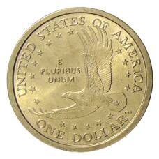 Монета 1 доллар 2000 года P США «Сакагавея — Парящий Орел» (реверс)