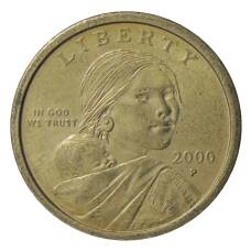 Монета 1 доллар 2000 года P США «Сакагавея — Парящий Орел» (аверс)
