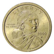 Монета 1 доллар 2000 года P США «Сакагавея — Парящий Орел» (аверс)