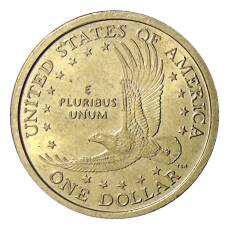 Монета 1 доллар 2000 года P США «Сакагавея — Парящий Орел» (реверс)