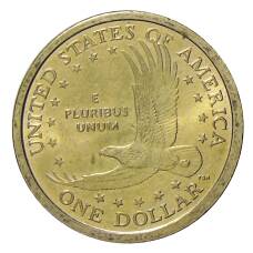 Монета 1 доллар 2000 года D США «Сакагавея — Парящий Орел» (реверс)