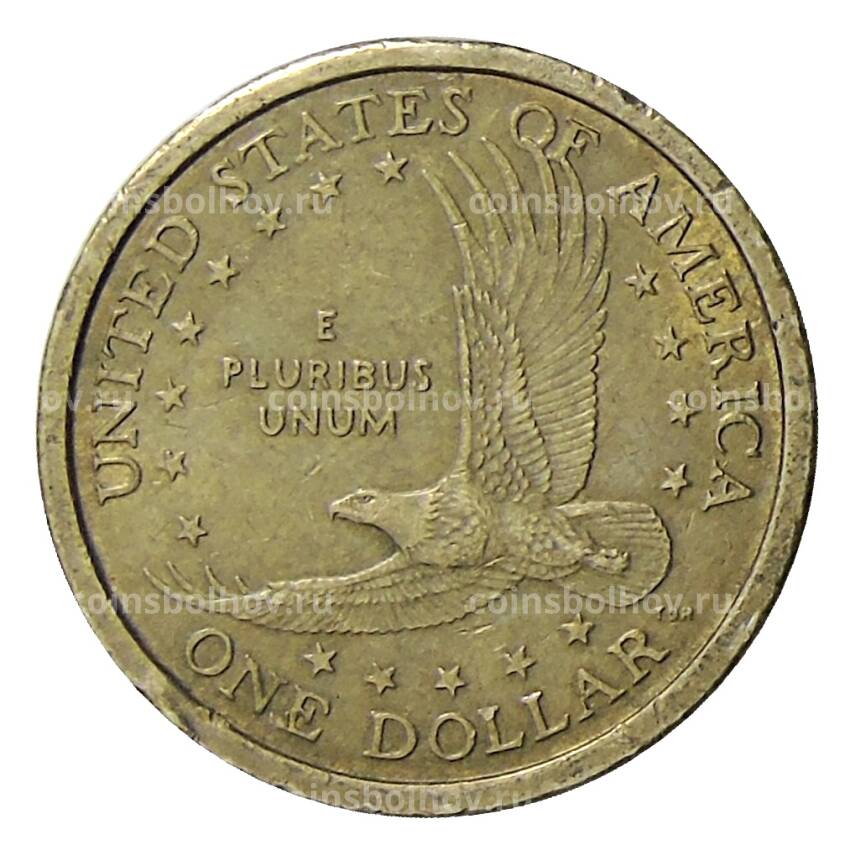 Монета 1 доллар 2000 года P США «Сакагавея — Парящий Орел» (вид 2)