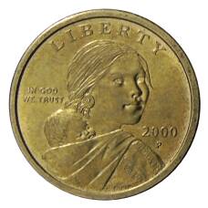 Монета 1 доллар 2000 года P США «Сакагавея — Парящий Орел» (аверс)