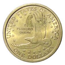 Монета 1 доллар 2000 года P США «Сакагавея — Парящий Орел» (реверс)