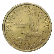 Монета 1 доллар 2000 года D США «Сакагавея — Парящий Орел» (реверс)