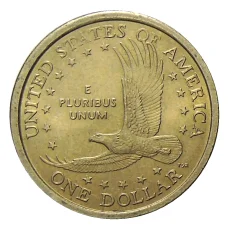 Монета 1 доллар 2000 года D США «Сакагавея — Парящий Орел» (реверс)
