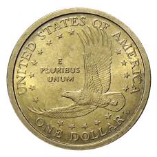 Монета 1 доллар 2000 года P США «Сакагавея — Парящий Орел» (реверс)