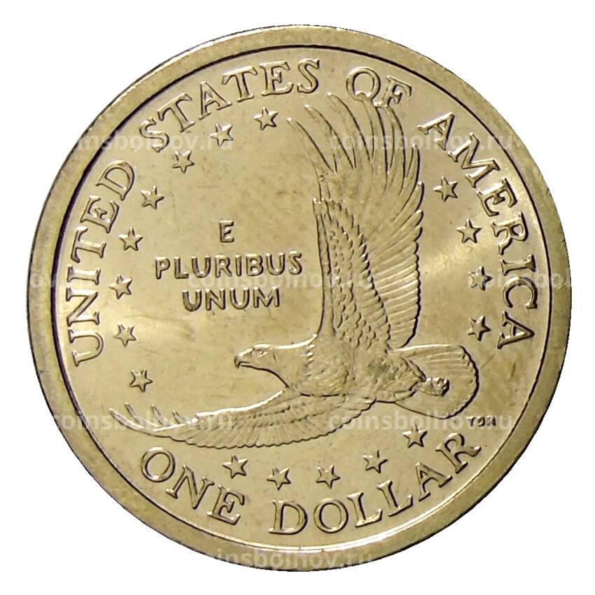 Монета 1 доллар 2000 года D США «Сакагавея — Парящий Орел» (вид 2)