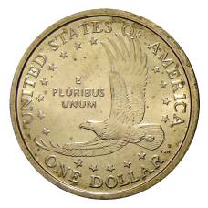 Монета 1 доллар 2000 года P США «Сакагавея — Парящий Орел» (реверс)