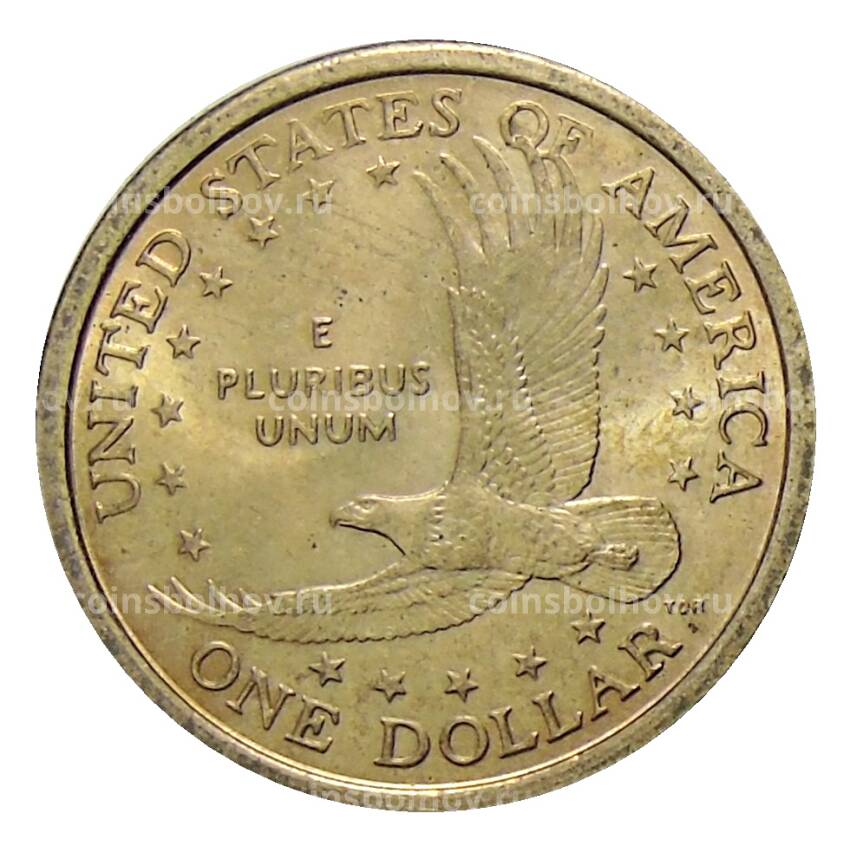 Монета 1 доллар 2000 года D США «Сакагавея — Парящий Орел» (вид 2)
