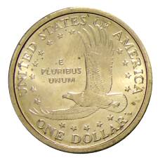 Монета 1 доллар 2000 года P США «Сакагавея — Парящий Орел» (реверс)