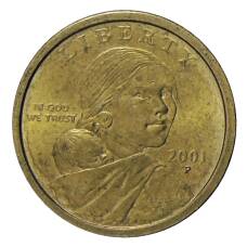 Монета 1 доллар 2001 года P США «Сакагавея — Парящий Орел» (аверс)