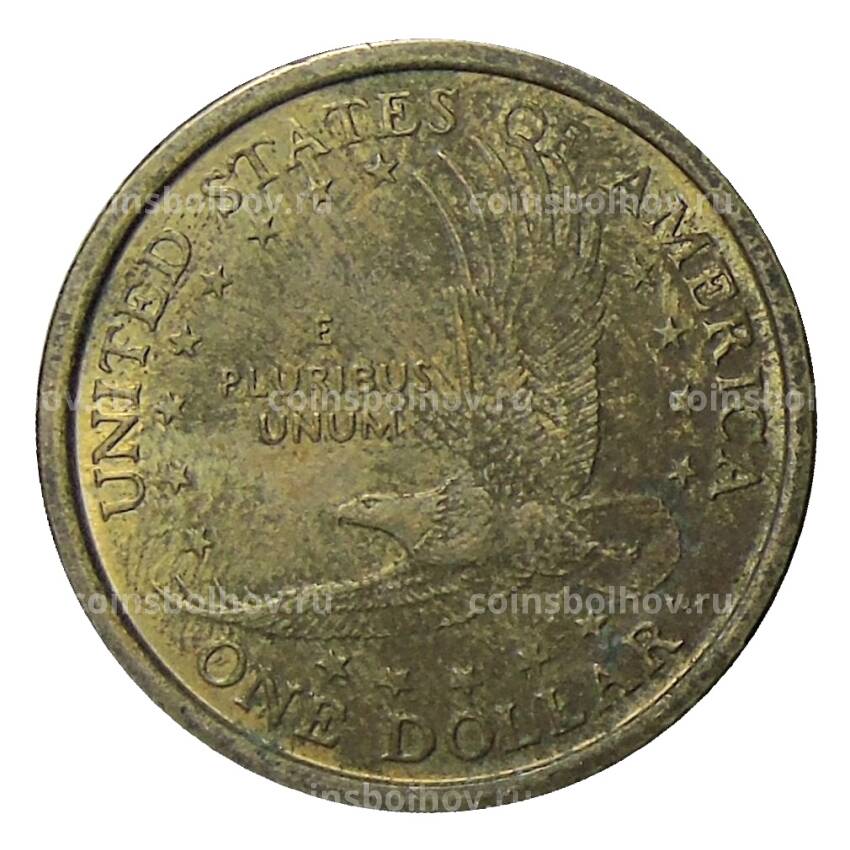 Монета 1 доллар 2001 года P США «Сакагавея — Парящий Орел» (вид 2)