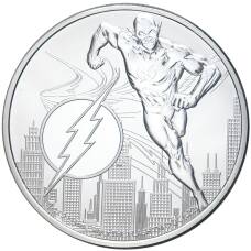 Монета 2 доллара 2022 года Ниуэ —  DC Comics — Флэш (аверс)
