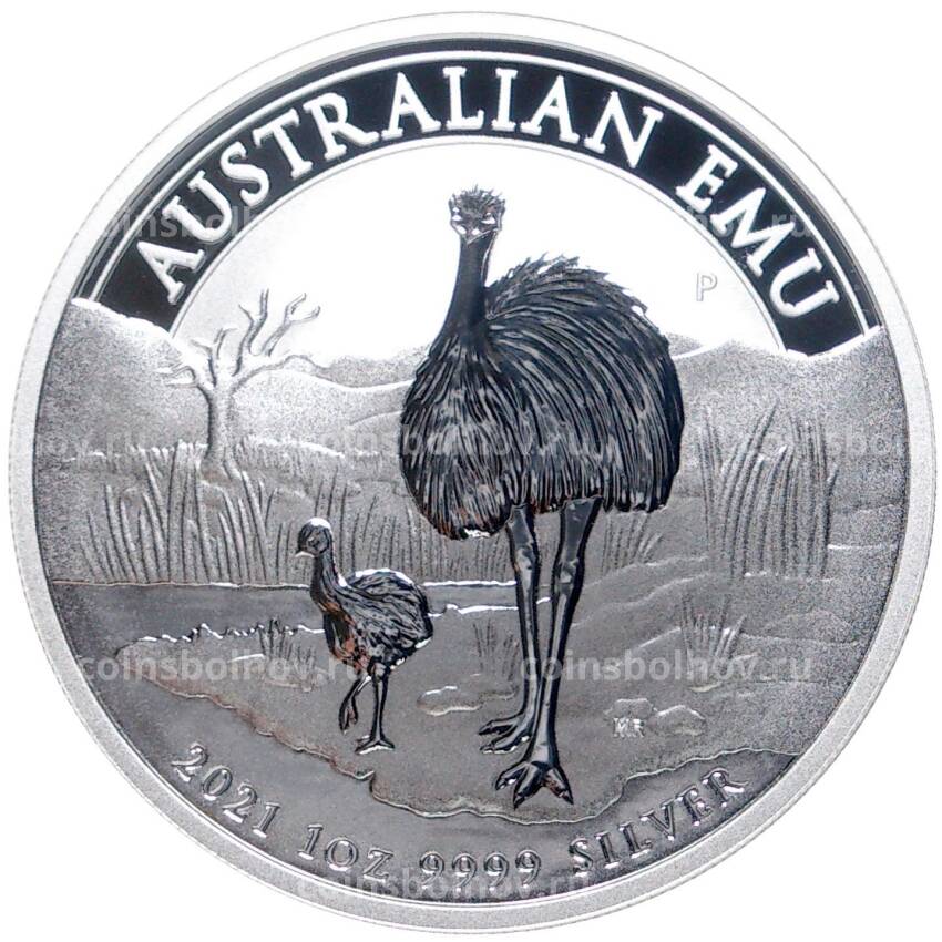 Монета 1 доллар 2021 года Австралия —  Австралийский Эму