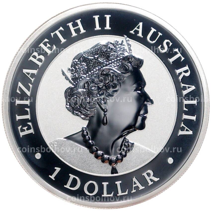 Монета 1 доллар 2021 года Австралия —  Австралийский Эму (вид 2)