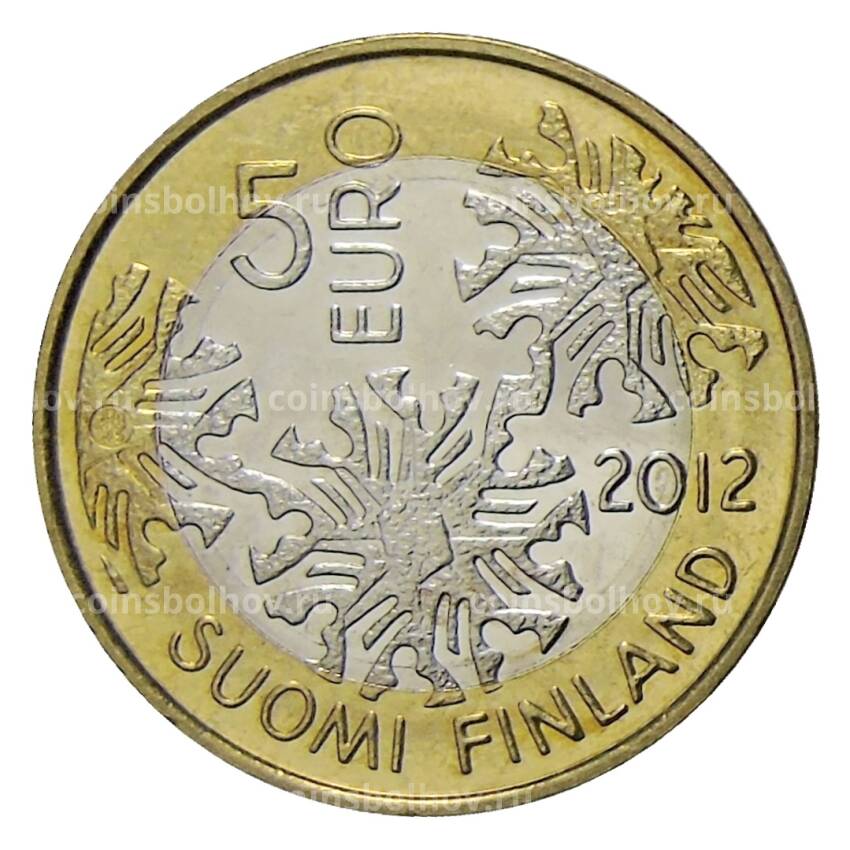 Монета 5 евро 2012 года Финляндия — Северная природа — Флора (вид 2)