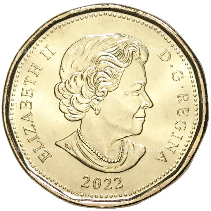 Монета 1 доллар 2022 года Канада «Оскар Питерсон» (Цветное покрытие) (вид 2)